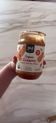 Creamy Peanut Butter Organic Spread, Creamy Peanut Butter