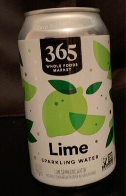 Lime Flavored Sparkling Water, Lime