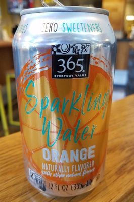 Orange Flavored Sparkling Water, Orange