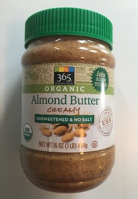 Almond Butter Organic Creamy, Almond Butter