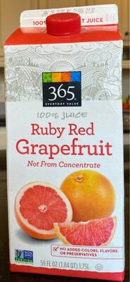 Ruby Red Grapefruit Juice, Ruby Red Grapefruit