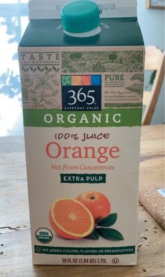 Orange Extra Pulp 100% Juice, Orange