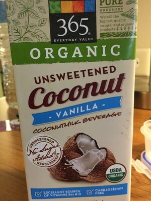Vanilla Unsweetened Coconutmilk, Vanilla