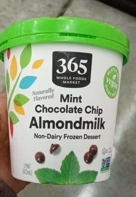 Mint Chocolate Chip Almondmilk Non-Dairy Frozen Dessert, Mint Chocolate Chip Almondmilk