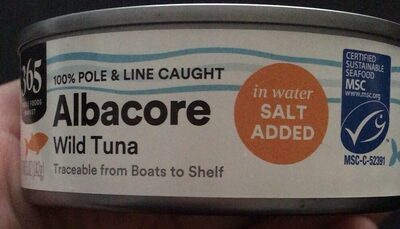 Albacore Wild Tuna In Water, Albacore