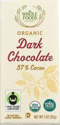 Organic 57% Cacao Dark Chocolate