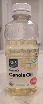 Organic Expeller Pressed Canola Oil