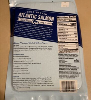 Cold Smoked Atlantic Salmon, Cold Smoked