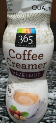 Hazelnut Flavored Creamer Coffee, Hazelnut