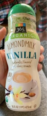 Vanilla Flavored Non-Dairy Almond Creamer, Vanilla