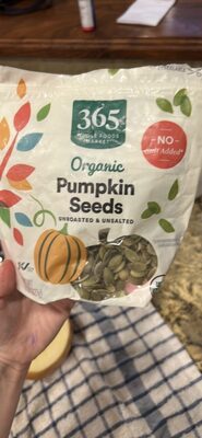 Unroasted & Unsalted Organic Pumpkin Seeds, Unroasted & Unsalted