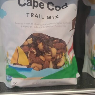 Cape Cod Roasted Almonds Mixed With Roasted & Salted Cashews & Plenty Of Perfectly Sweetened Cranberries Trail Mix, Cape Cod