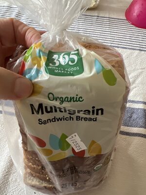 Multigrain Organic Sandwich Bread, Multigrain
