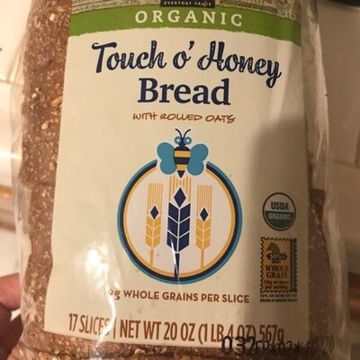 Touch O' Honey With Rolled Oats Bread Slices, Touch O' Honey