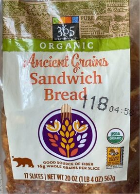 Ancient Grains Sandwich Bread, Ancient Grains