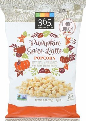 Pumpkin Spice Latte Flavored Popcorn, Pumpkin Spice Latte