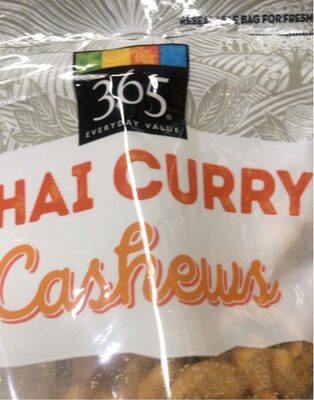Mild Thai Curry Cashews, Mild Thai Curry