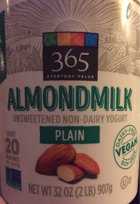 Plain Almondmilk Unsweetened Non-Dairy Yogurt, Plain