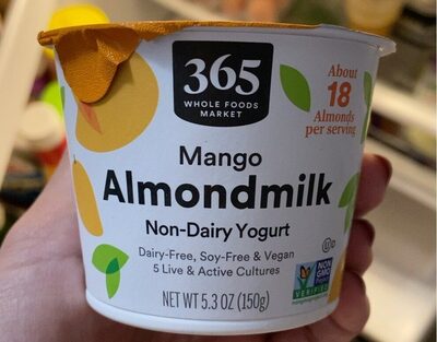 Mango Almondmilk Non-Dairy Yogurt, Mango
