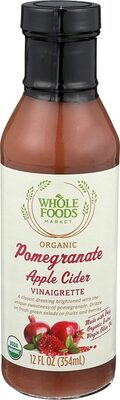 Pomegranate Apple Cider Organic Vinaigrette, Pomegranate Apple Cider