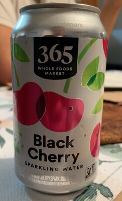 Black Cherry Sparkling Water, Black Cherry