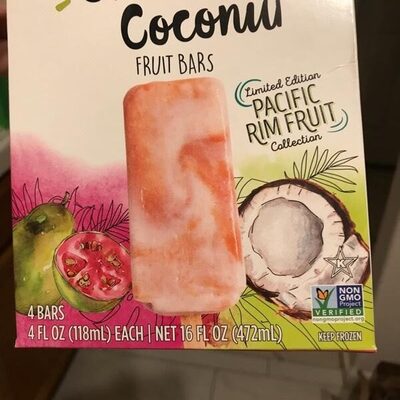Guava Coconut Fruit Bars, Guava Coconut