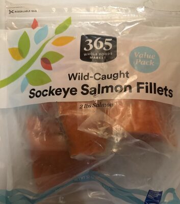 Wild-Caught Sockeye Salmon Fillets