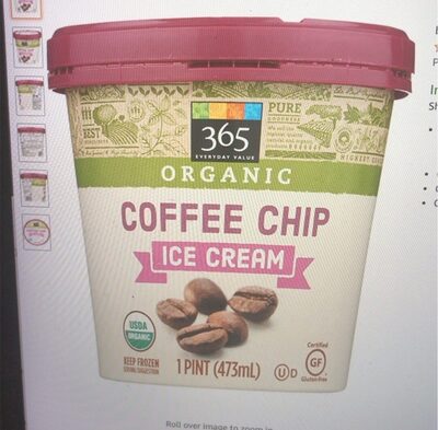 Coffee Chip Ice Cream, Coffee Chip