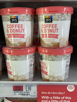 Coffee & Donut Ice Cream, Coffee & Donut