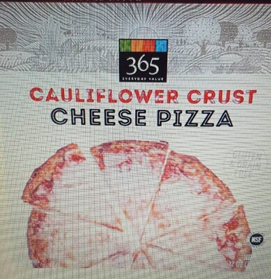 Cheese Made With Cauliflower, Mozzarella And Cage-Free Egg Whites Cauliflower Crust Pizza, Cheese