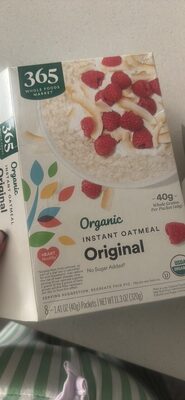Original Instant Oatmeal, Original