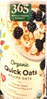 Organic Quick Rolled Oats