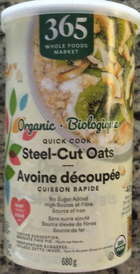Steel-Cut Organic Quick Cook Oats, Steel-Cut