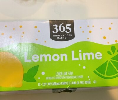 Lemon Lime Flavored Soda, Lemon Lime