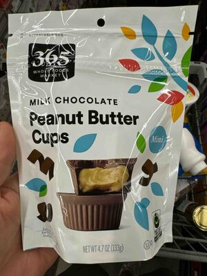 Milk Chocolate Peanut Butter Mini Cups, Milk Chocolate