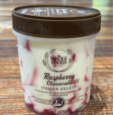 Raspberry Cheesecake Italian Gelato, Raspberry Cheesecake