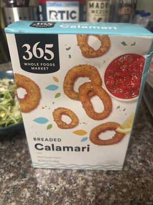 Breaded Calamari, Breaded