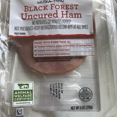 Black Forest Uncured Ham, Black Forest