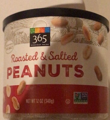 Roasted & Salted Peanuts With Sea Salt, Roasted & Salted With Sea Salt