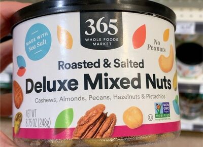 Roasted & Salted Deluxe Mixed Nuts, Roasted & Salted