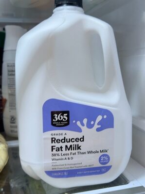 2% Reduced Fat Milk