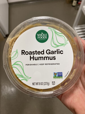 Roasted Garlic Hummus, Roasted Garlic