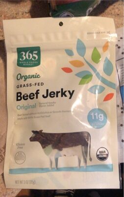 Original Flavor Organic Grass-Fed Beef Jerky, Original