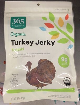 Teriyaki Organic Turkey Jerky, Teriyaki
