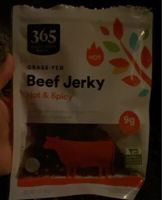 Hot & Spicy Grass-Fed Beef Jerky, Hot & Spicy