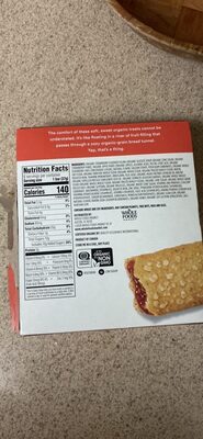Strawberry Flavored Organic Fruit & Grain Bars, Strawberry