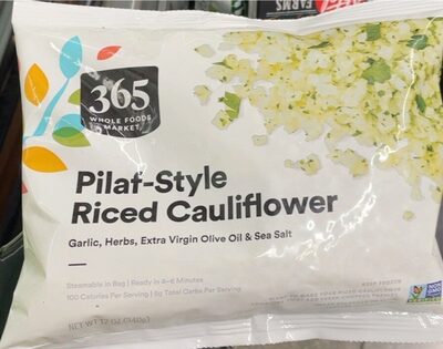 Pilaf-Style Riced Cauliflower, Pilaf-Style