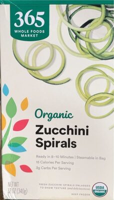 Organic Zucchini Spirals