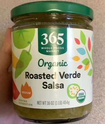 Medium Roasted Verde Organic Salsa, Medium Roasted Verde