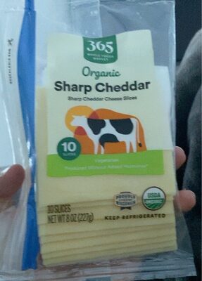 Sharp Cheddar Cheese Slices, Sharp Cheddar